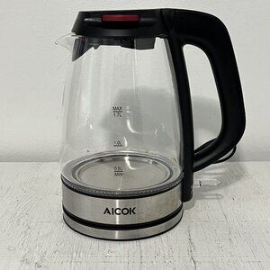 AICOK ELECTRONIC Glass Tea Water Kettle 1500W 120V KE8026-UL COFFEE 1.7L b